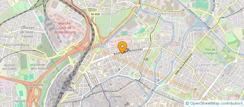 localisation de l'entreprise MADAME CELINE POULTORAK à STRASBOURG