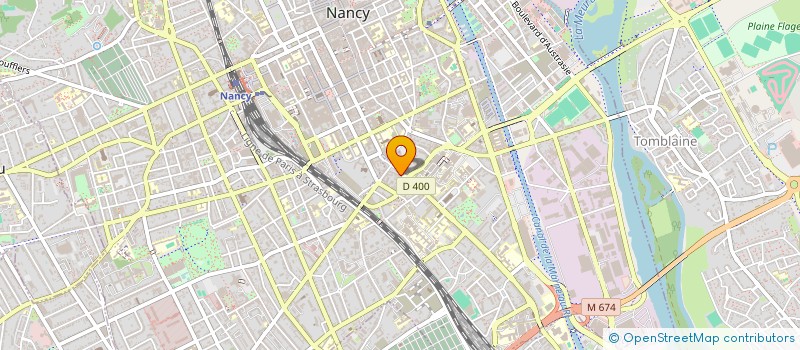 localisation de l'entreprise MADAME CELINE POUTAS  NANCY