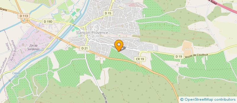 localisation de l'entreprise MADAME CELINE PRADEILLES à LANCON-PROVENCE