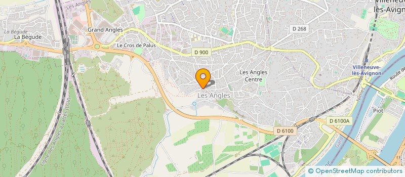 localisation de l'entreprise MADAME CELINE PRAT  LES ANGLES