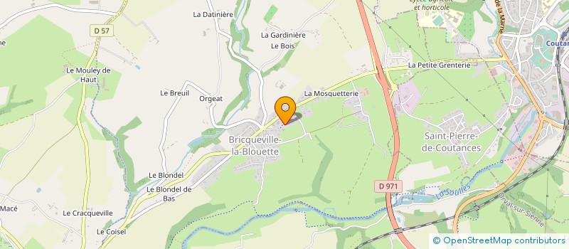 localisation de l'entreprise MADAME CELINE PRESTAVOINE  BRICQUEVILLE-LA-BLOUETTE