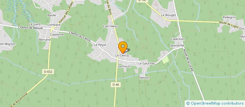 localisation de l'entreprise MADAME CELINE PRETEUX  SANGUINET