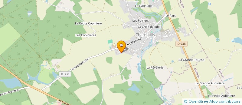 localisation de l'entreprise MADAME CELINE PRIME à CHARENTILLY