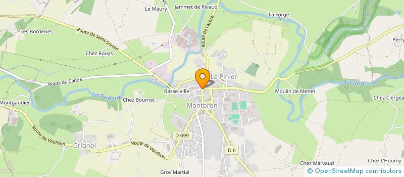 localisation de l'entreprise MADAME CELINE PRIVAT à MONTBRON