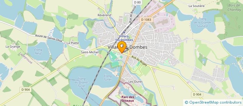 localisation de l'entreprise MADAME CELINE PROTON à VILLARS-LES-DOMBES