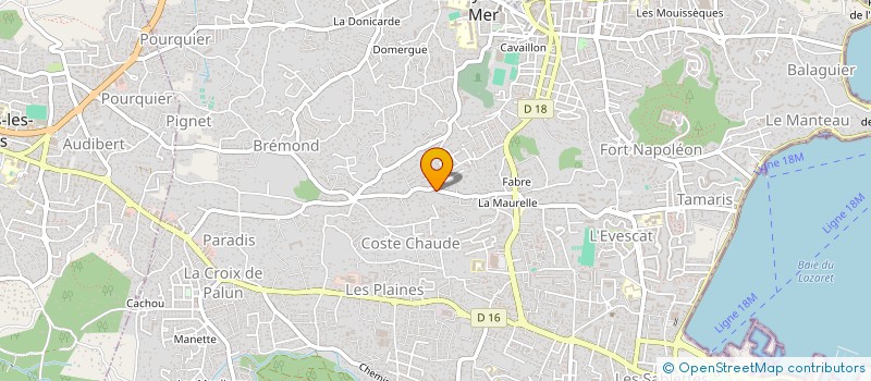 localisation de l'entreprise MADAME CELINE PRUD HOMME  LA SEYNE SUR MER