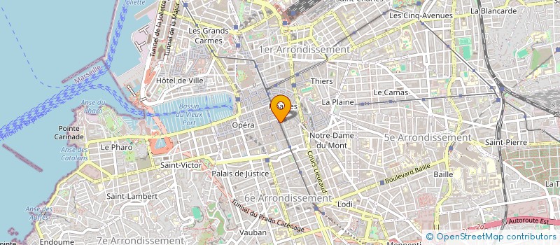 localisation de l'entreprise MADAME CELINE PRUDENT à MARSEILLE