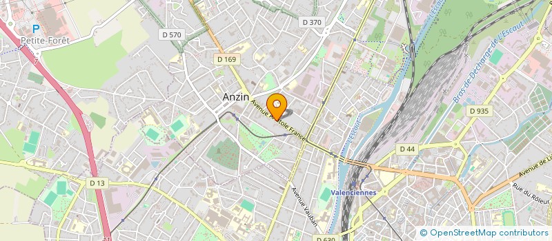 localisation de l'entreprise MADAME CELINE PRUVOST  ANZIN