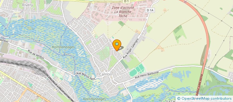 localisation de l'entreprise MADAME CELINE PRUVOT  CAMON