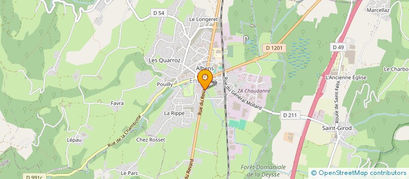 localisation de l'entreprise MADAME CELINE PUGET  ENTRELACS