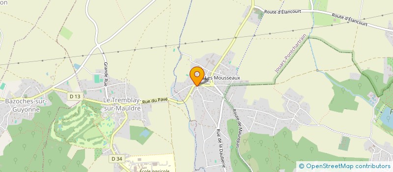 localisation de l'entreprise MADAME CELINE PUJO  JOUARS-PONTCHARTRAIN