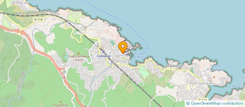 localisation de l'entreprise MADAME CELINE PUJOL  NARBONNE