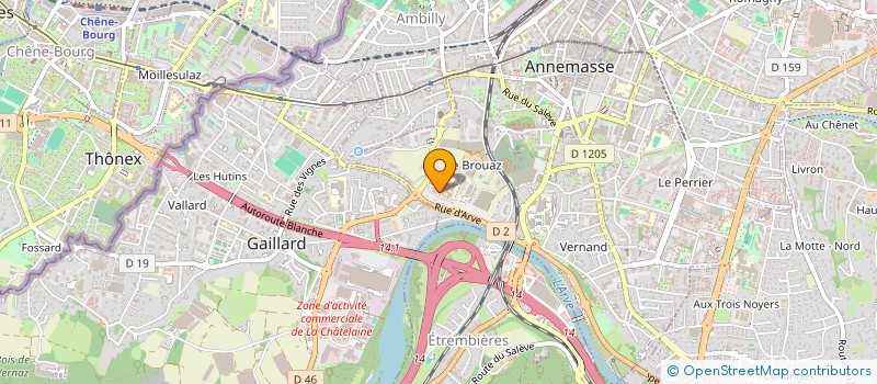 localisation de l'entreprise MADAME CELINE PY à ANNEMASSE