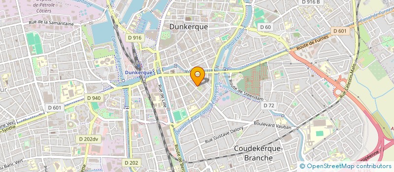 localisation de l'entreprise MADAME CELINE PYNTE à DUNKERQUE