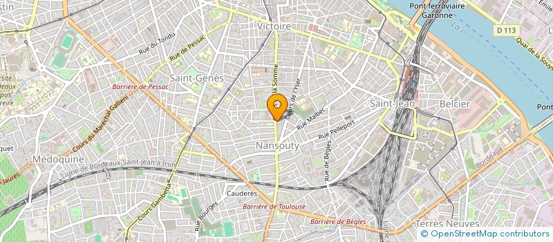 localisation de l'entreprise MADAME CELINE QUEYREAU  BORDEAUX