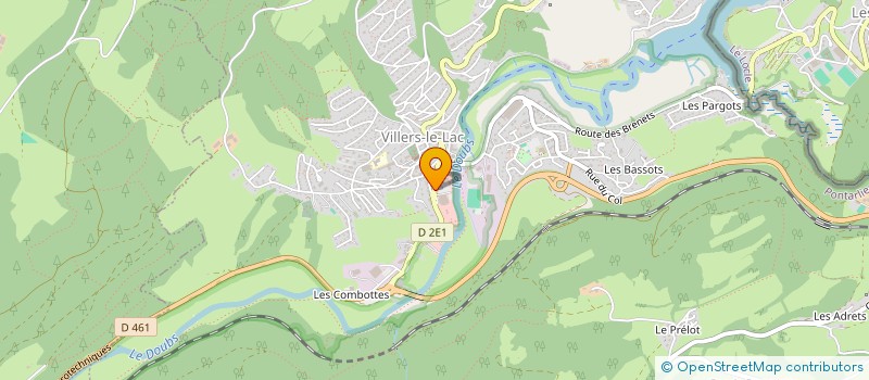 localisation de l'entreprise MADAME CELINE RABBE  VILLERS-LE-LAC