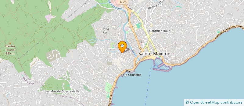 localisation de l'entreprise MADAME CELINE RABBIA à SAINTE-MAXIME