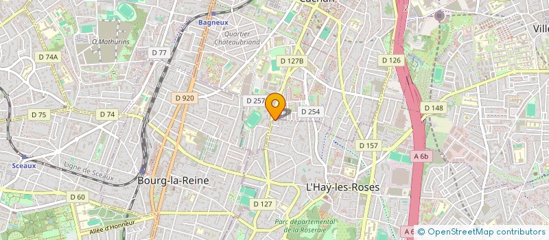 localisation de l'entreprise MADAME CELINE RACCAH  CACHAN