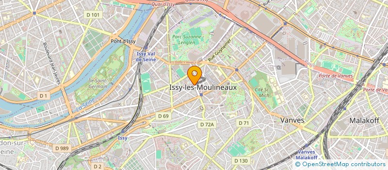 localisation de l'entreprise MADAME CELINE RACOUA à ISSY-LES-MOULINEAUX
