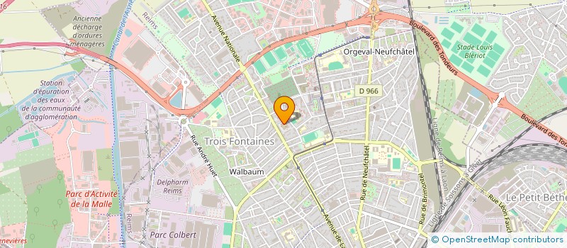 localisation de l'entreprise MADAME CELINE RADET  REIMS