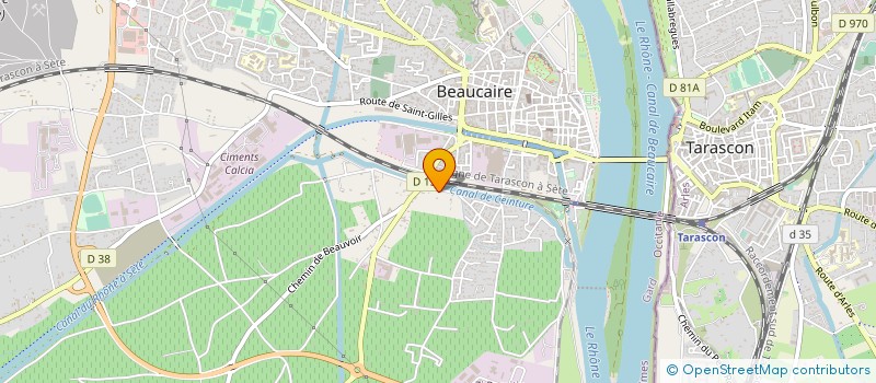 localisation de l'entreprise MADAME CELINE RAFFOLT à BEAUCAIRE