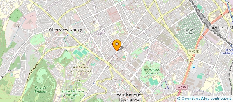 localisation de l'entreprise MADAME CELINE RAGAGE WEISS  NANCY