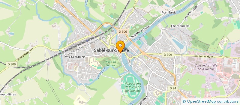 localisation de l'entreprise MADAME CELINE RAGARU  SABLE-SUR-SARTHE