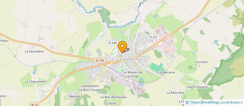 localisation de l'entreprise MADAME CELINE RAGOT  PRE-EN-PAIL-SAINT-SAMSON