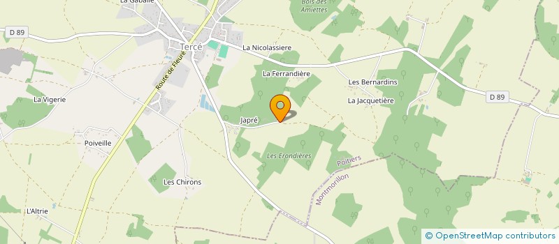 localisation de l'entreprise MADAME CELINE RAILLAT  TERCE