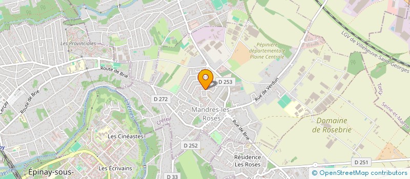 localisation de l'entreprise MADAME CELINE RAKETITCH à MANDRES LES ROSES