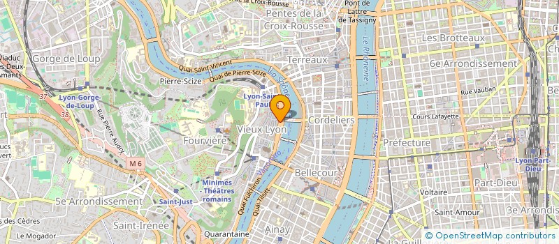 localisation de l'entreprise MADAME CELINE RAMBON à LYON