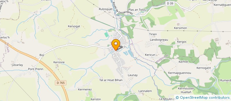 localisation de l'entreprise MADAME CELINE RAMBOZ  LE JUCH