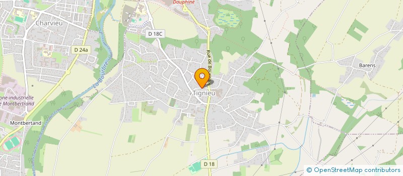 localisation de l'entreprise MADAME CELINE RAMIREZ  TIGNIEU-JAMEYZIEU