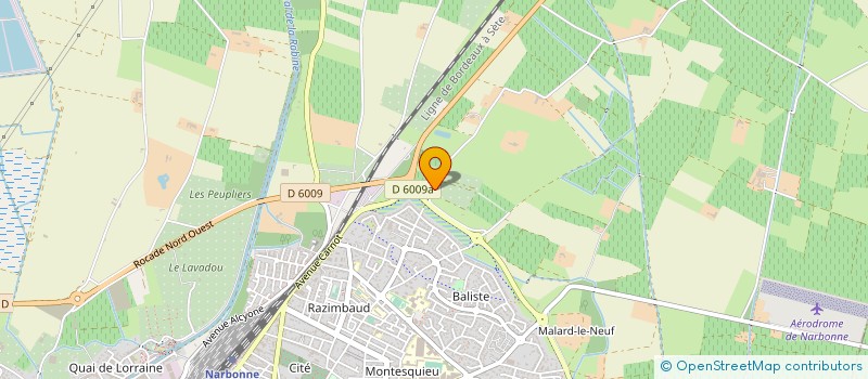 localisation de l'entreprise MADAME CELINE RANNOU à NARBONNE