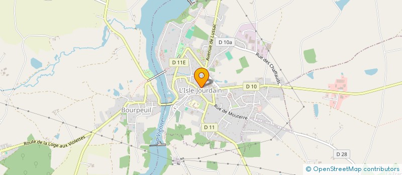 localisation de l'entreprise MADAME CELINE RATEAU  L'ISLE-JOURDAIN