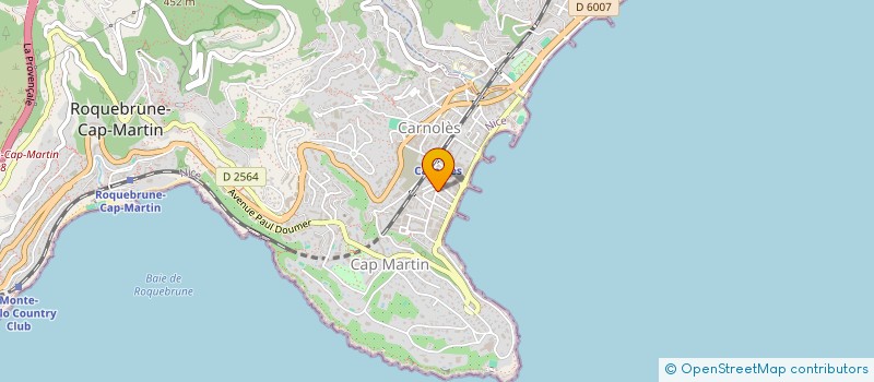 localisation de l'entreprise MADAME CELINE RATTI  ROQUEBRUNE-CAP-MARTIN