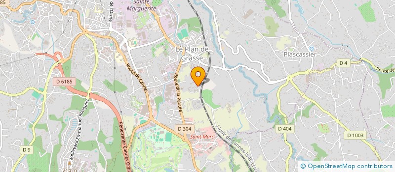 localisation de l'entreprise MADAME CELINE RAVAUTE à GRASSE