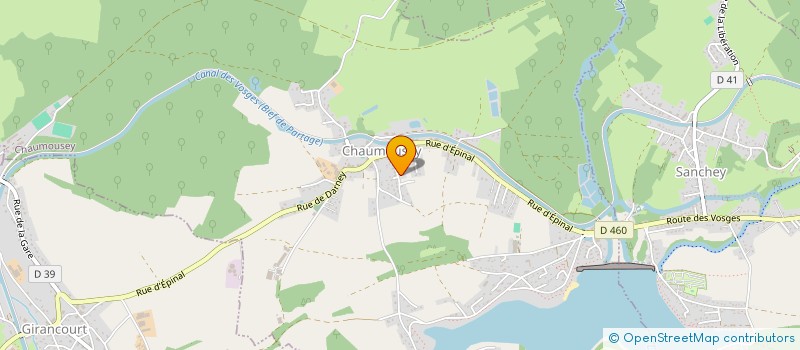 localisation de l'entreprise MADAME CELINE REALE  CHAUMOUSEY