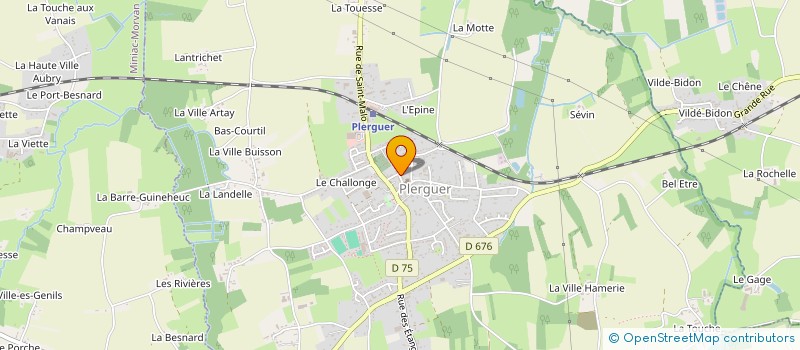 localisation de l'entreprise MADAME CELINE REBILLARD  PLERGUER