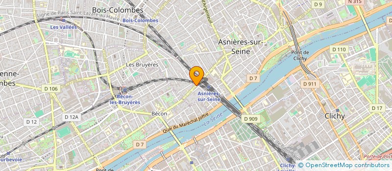 localisation de l'entreprise MADAME CELINE REN  ASNIERES-SUR-SEINE