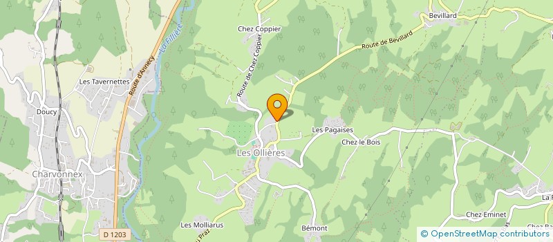 localisation de l'entreprise MADAME CELINE RENAUDIN à FILLIERE
