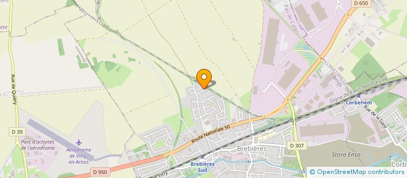 localisation de l'entreprise MADAME CELINE RENNUIT  BREBIERES