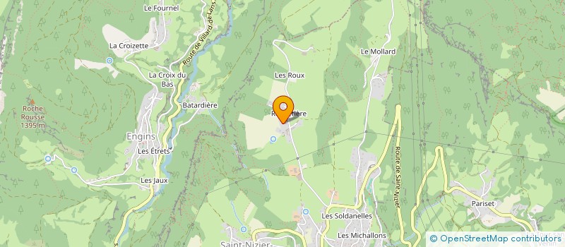 localisation de l'entreprise MADAME CELINE REPELLIN  SAINT-NIZIER-DU-MOUCHEROTTE