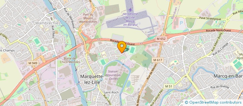 localisation de l'entreprise MADAME CELINE RESNIK  MARQUETTE-LEZ-LILLE