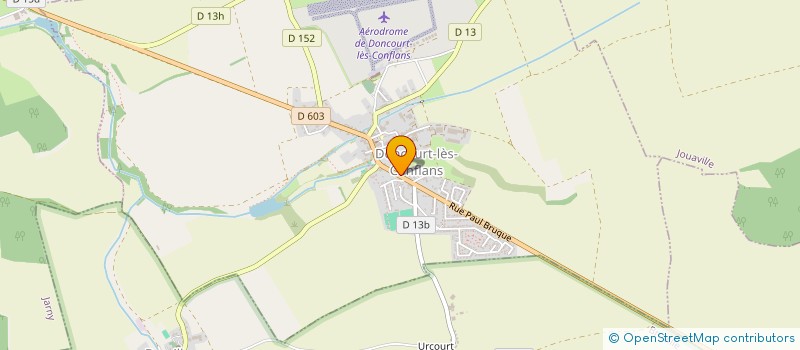 localisation de l'entreprise MADAME CELINE RETAIL  DONCOURT-LES-CONFLANS