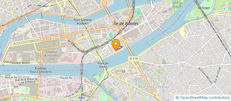 localisation de l'entreprise MADAME CELINE RETHER à NANTES