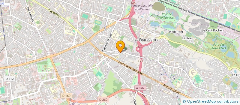 localisation de l'entreprise MADAME CELINE REVEILLERE à ANGERS