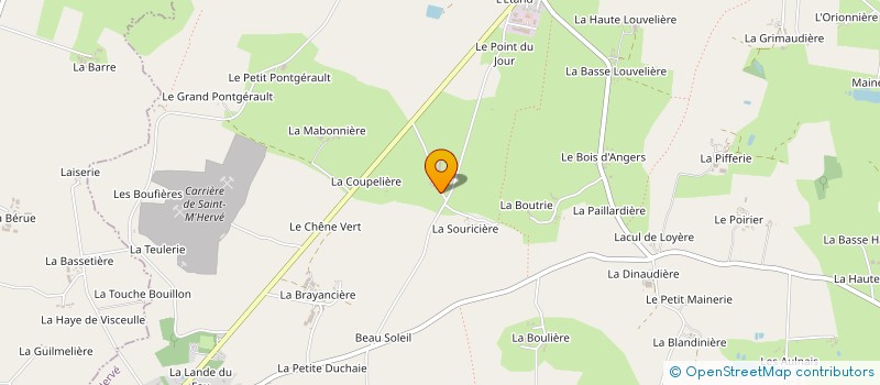 localisation de l'entreprise MADAME CELINE REVERDY à SAINT-M'HERVE