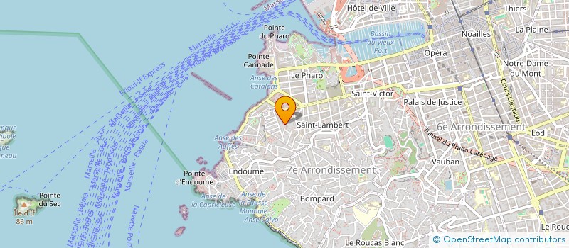 localisation de l'entreprise MADAME CELINE REYRE à MARSEILLE