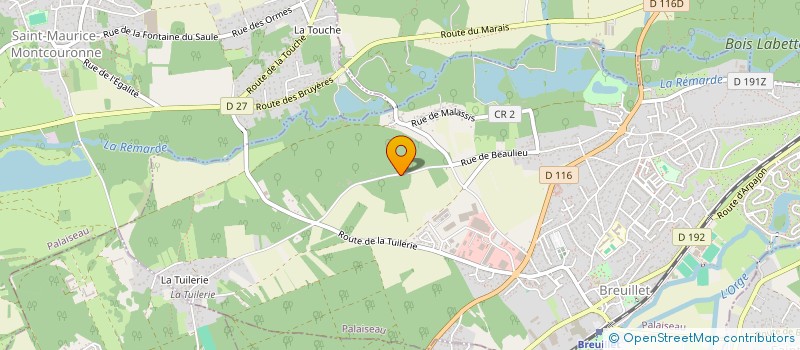 localisation de l'entreprise MADAME CELINE RIALLOT à BREUILLET